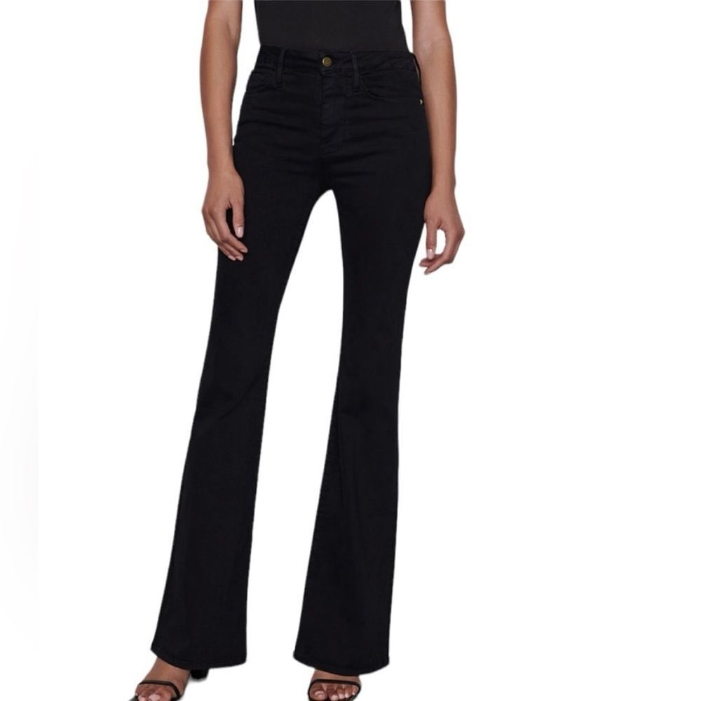 FRAME Le One High Rise Flare Denim Jeans Women’s size 2 29-34
